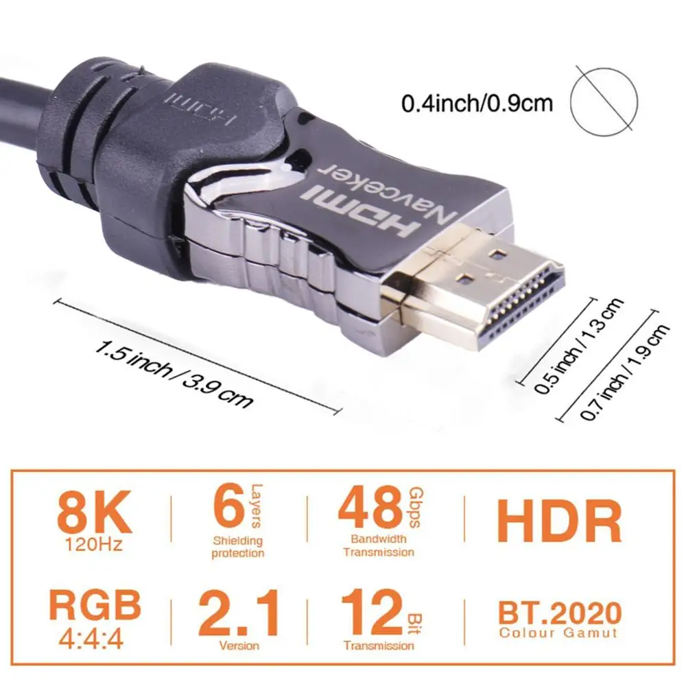 HDMI 2 1 кабель 8k 60 Гц 4K 120 3D