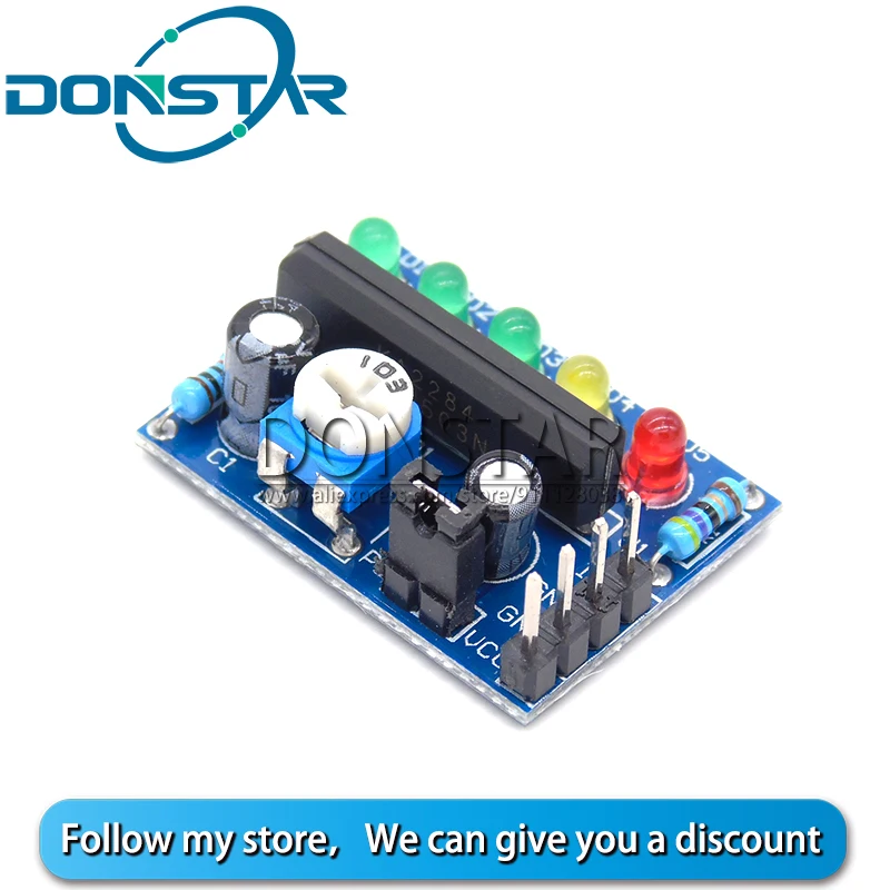 KA2284 Мощность индикатор уровня Батарея Pro аудио модуль с Светодиодный для Arduino -