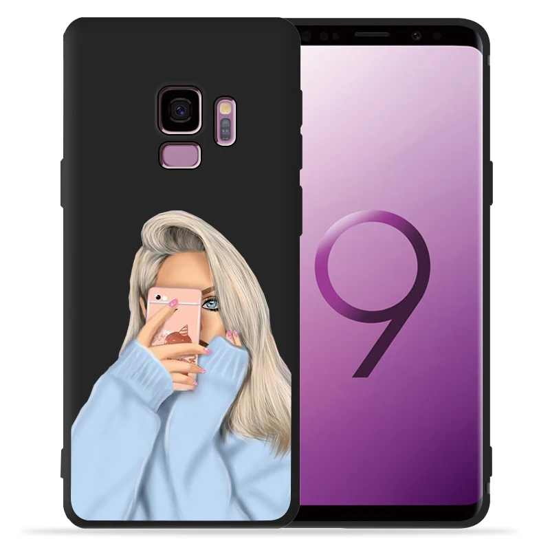 Сексуальная девушка Роскошный чехол для телефона samsung Galaxy S9 S8 S10 Plus S7 S6 Edge S10 Lite Note9 8 10 Pro чехол Etui