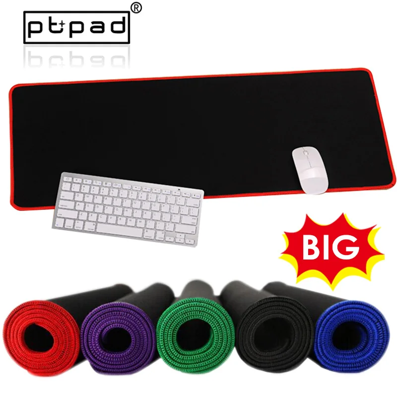Speed XL большой игровой коврик для мыши 300*700/800*300/900*400 черный фиксирующий край коврик для мыши Коврик для клавиатуры Настольный коврик для мыши s