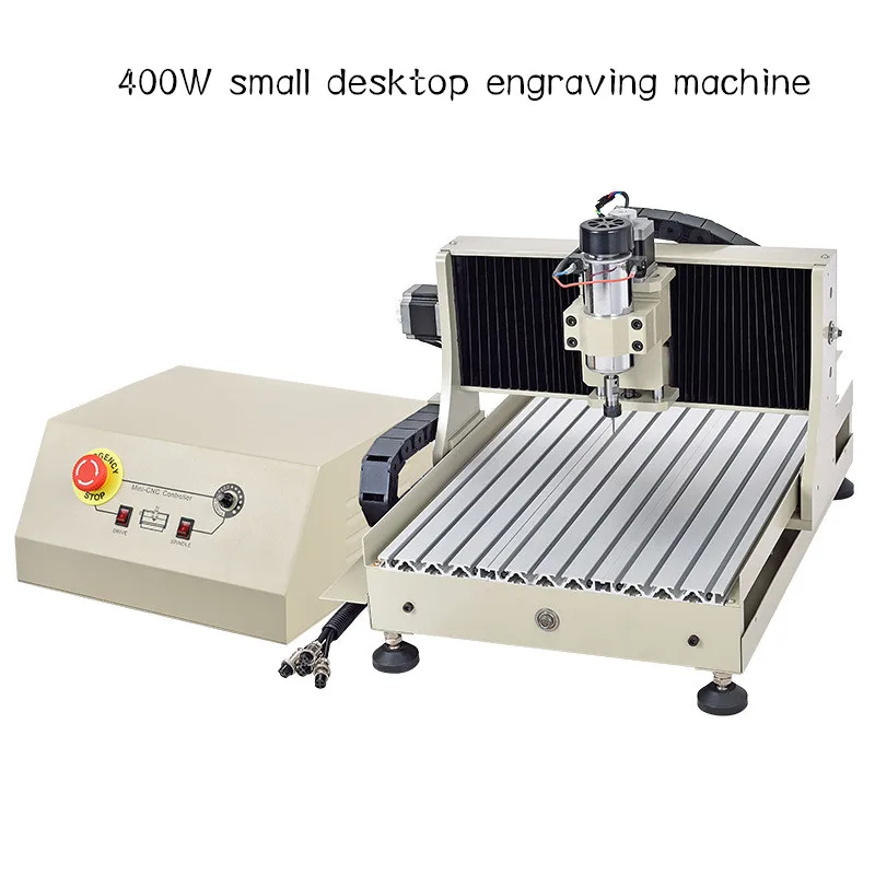 

CNC3040T-X 400W small desktop engraving machine engraving plastic parts woodworking acrylic advertising words PCB