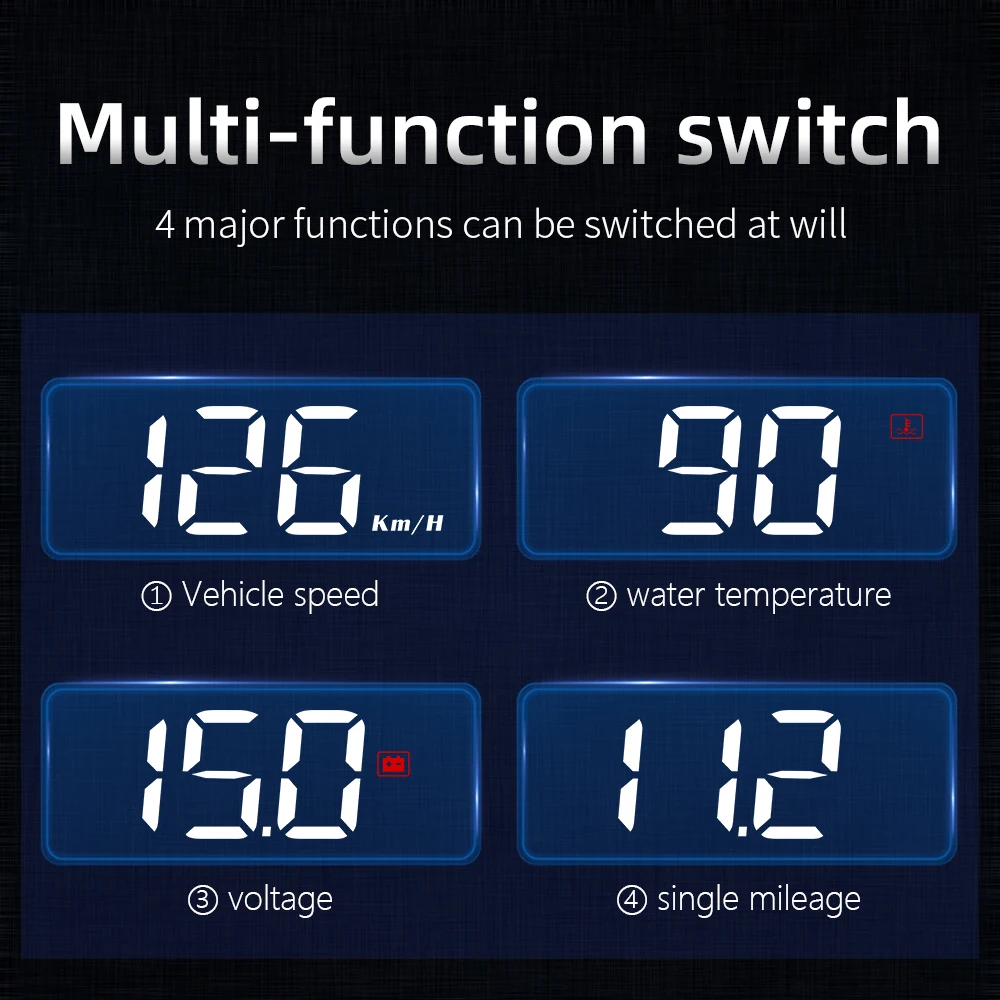 WYING M3 Автомобильный GPS OBD2 дисплей на лобовом стекле цифровой автомобильный