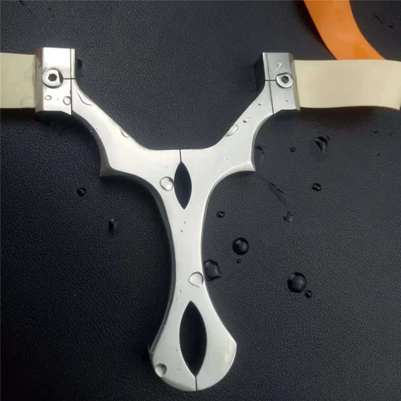 

TTF slingshot catapult hunting high quality stainless steel belt rubber band outdoor shooting game slingshot