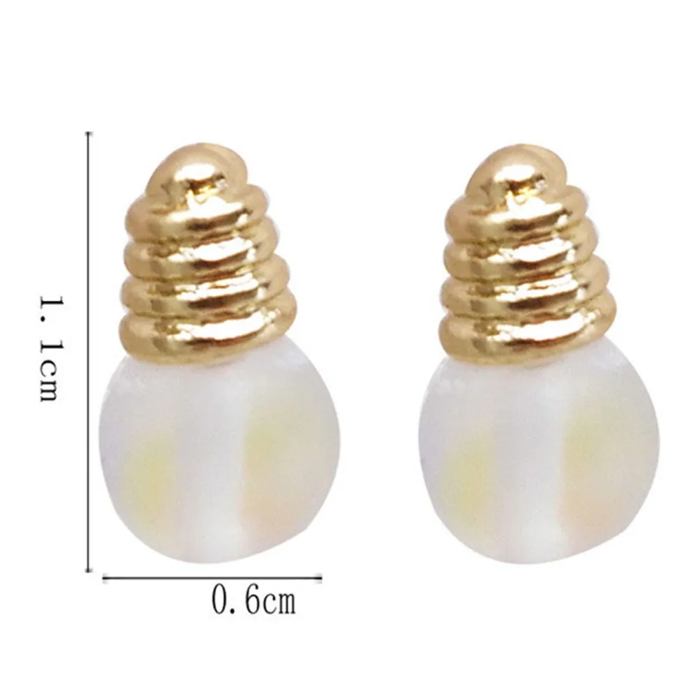 Серьги-гвоздики женские в форме лампочек подарочный набор украшений для ушей |