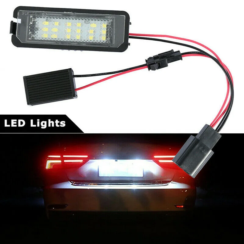 2 шт. DC12V 18 светодиодный номерной знак автомобиля лицензии хвост пластина