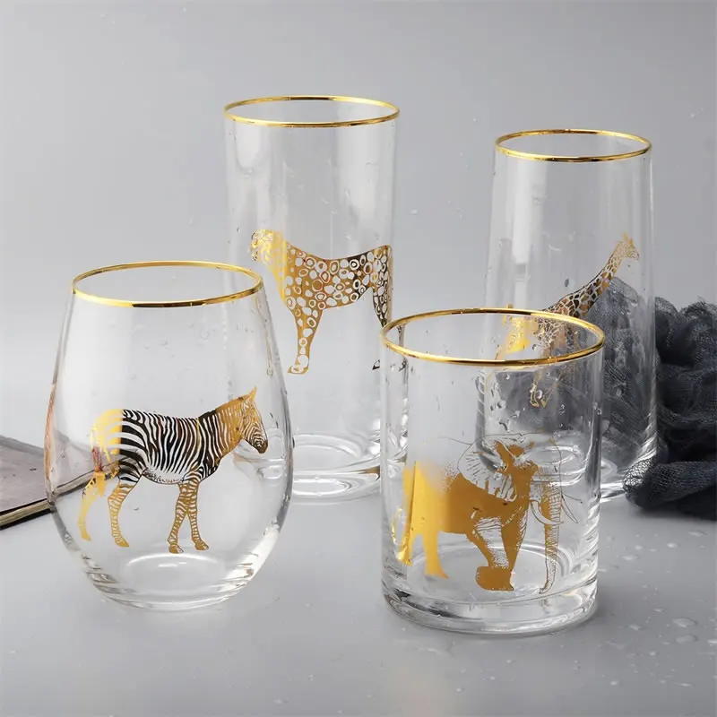 Креативная кофейная чашка стеклянная кружка с милыми животными мультяшная для