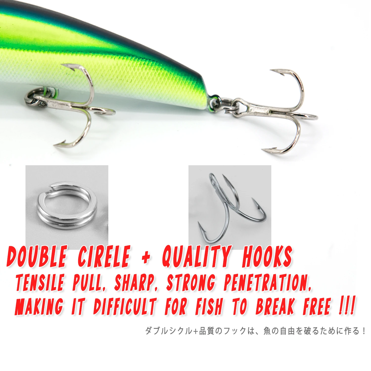 

GULL FISHERY Fishing Lures Hard Bait Hot Model Wobbler Sinking Minnow Pike Bass Carp Swimbait Quality Professional Depth0.8-1.5