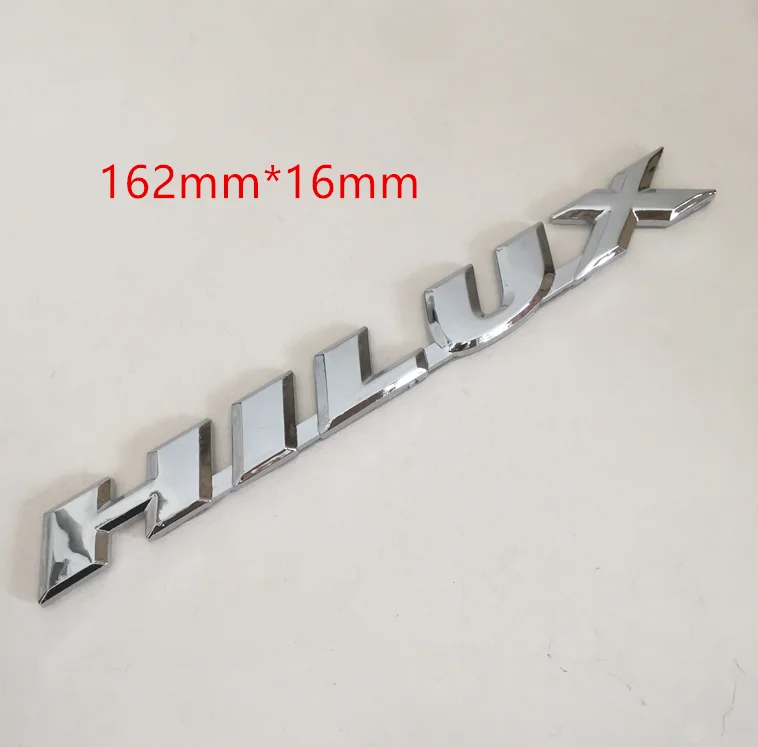 1 шт. 3D ABS хром HILUX Автомобильная буква задний хвост фотоэмблема значок наклейка