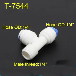 1/" 3/8" OD шланг трубка 1/" 1/2" 3/" 1/8" пластиковые трубы Быстрые соединители RO соединитель воды фитинги система обратного осмоса