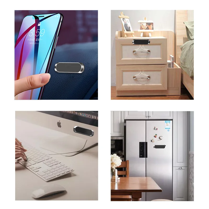 Универсальный магнитный автомобильный держатель для телефона iPhone 7 6s 5s 8 Xiaomi Huawei