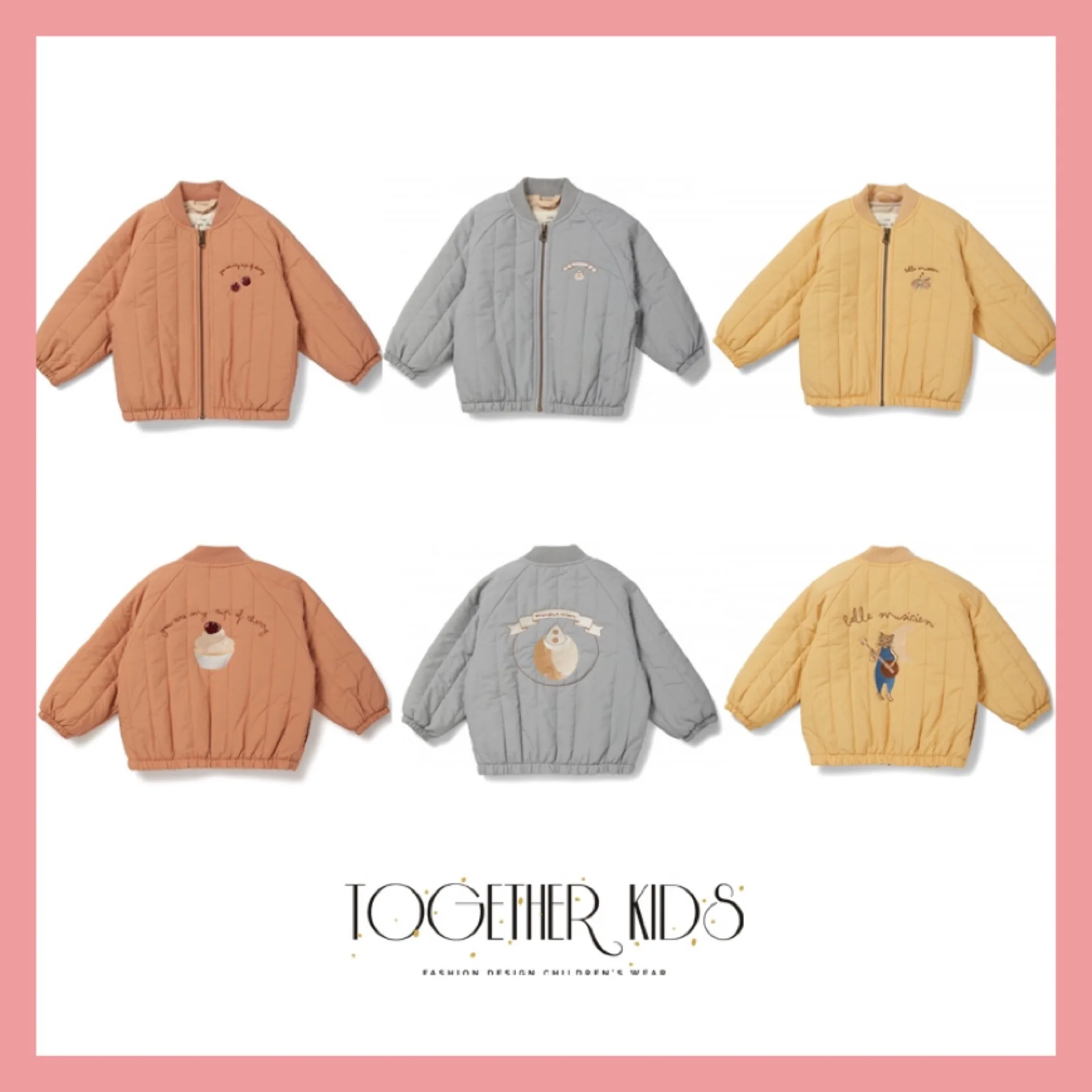 

Новинка Осень-зима 2021, Полетный костюм Ins Wind kongs, стеганая куртка, детская стеганая куртка, куртка