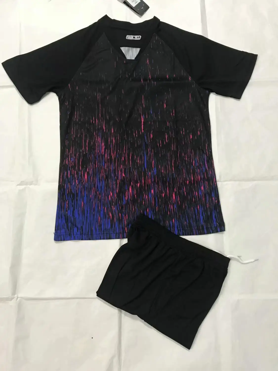 Взрослые мужские женские футбольные Джерси комплекты одежды для футбола с