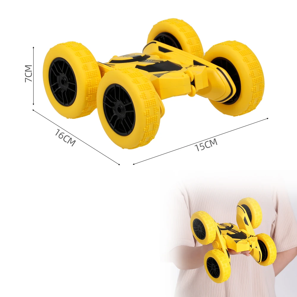 Радиоуправляемая модель автомобиля RC HOBBY 1/28 2,4 ГГц Стант-кар с переворотами, ползющий транспорт с вращением на 360 градусов и двухсторонней переворот с мини.