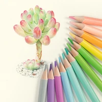 1224 colos macaron pastel colored pencils professional drawing set for art school supplies