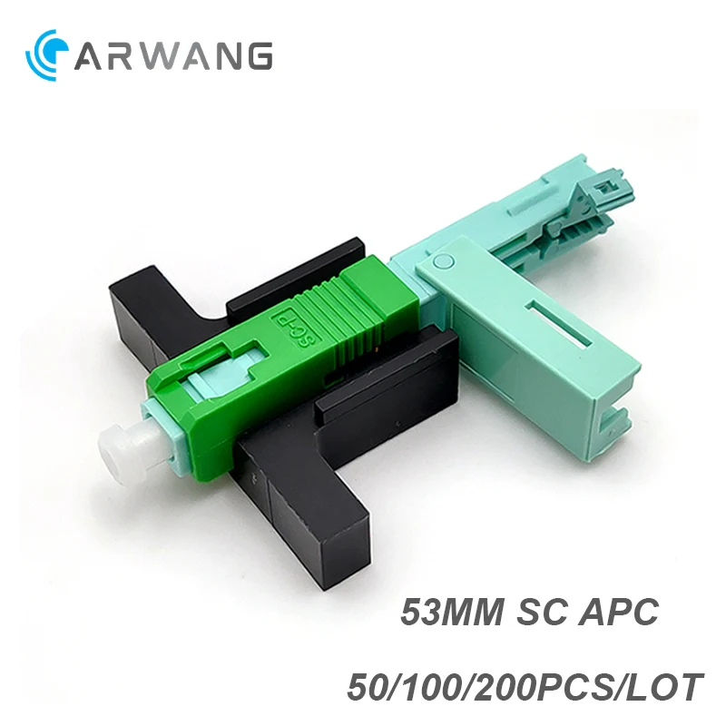 

FTTH SC APC 53 мм волоконно-оптический Быстрый Соединитель Инструмент одномодовый соединитель холодный Соединитель Инструмент быстрый соединит...