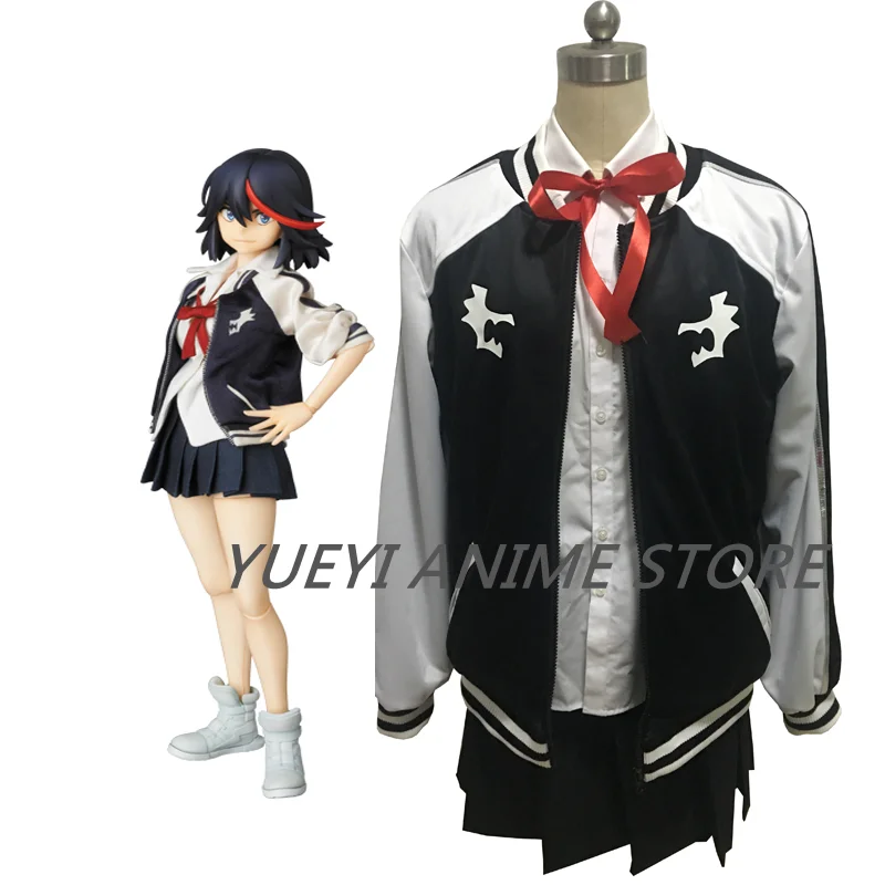 

Костюм для косплея аниме KILL LA KILL, унисекс, бейсбольная куртка