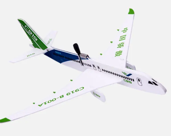 Классический детский Электрический бумажный мощный летающий самолет с мотором