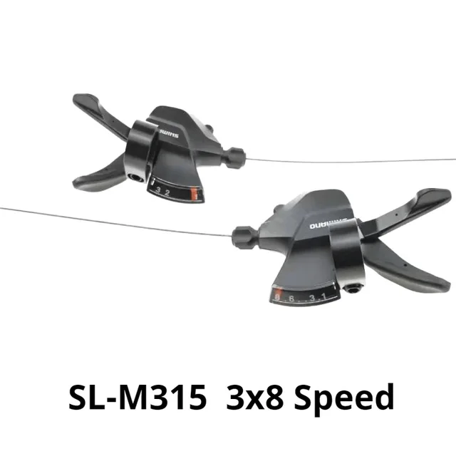 SL-M315 3X8 Speed Altus SL-M310 M315 рычаг переключения скоростей для велосипеда 3x7 3x8 2x7 2x8 21S 24S набор триггеров для переключения скоростей Rapid Fire Plus W/кабель переключения скоростей - Цвет: SL-M315 3X8 Speed