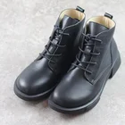 Женские ботильоны на шнуровке из натуральной кожи, женские ботильоны, женские ботильоны на плоской подошве, уличные противоскользящие женские ботинки