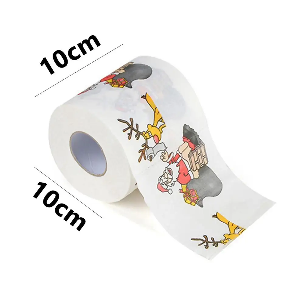 Xmas Paper2 Taoup 1 шт. мультяшная Рождественская Подарочная коробка Упаковка металлические рождественские украшения Декор для дома Noel Navidad Санта Клаус рождественские Вечерние - Цвет: Xmas Paper2