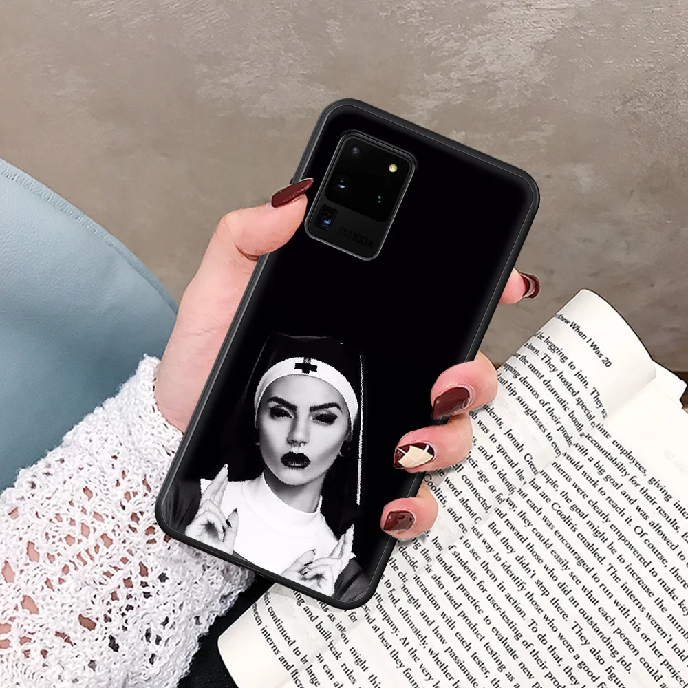 

Fashion cool Phone Case For Samsung Galaxy Note S 8 9 10 20 Plus E Lite Uitra black Bumper Luxury Coque Tpu Shell Fashion Back