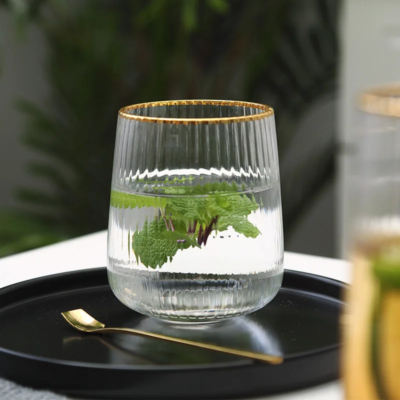 Японская Золотая Вертикальная зернистая стеклянная термостойкая Бытовая