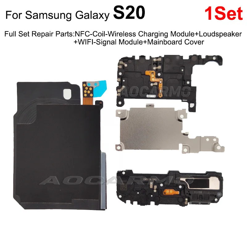 Для Samsung Galaxy S20 Беспроводная зарядная катушка NFC громкоговоритель сигнальная