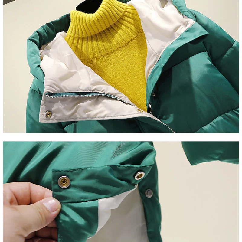 

Mid Long Outerwear Casual Plus Size Loose Winter Coat Parkas Winter Jacket Coat Women 2020 New Hooded Thick Warm Cotton Padded