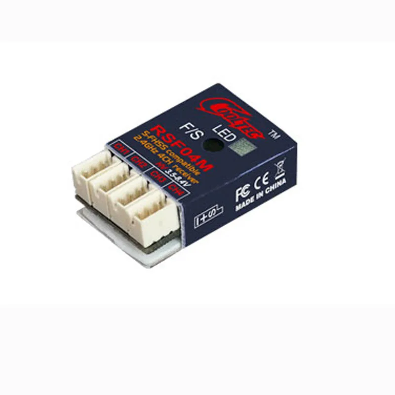 Cooltech RSF04M 4ch S FHSS совместимый приемник для систем поверхностного монтажа FUTABA 3PV 4PV 4PX