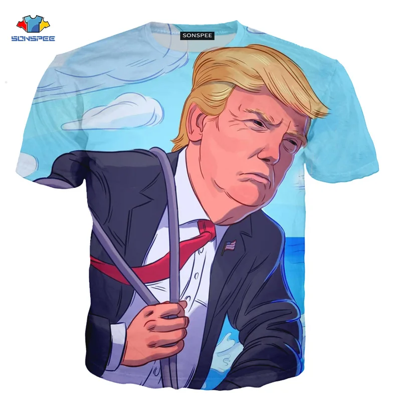 

New Donald Trump Shirt American Black American T-Shirt Men Military T-Shirt War 3D T-Shirt Hip Hop Men Fashion Clothing