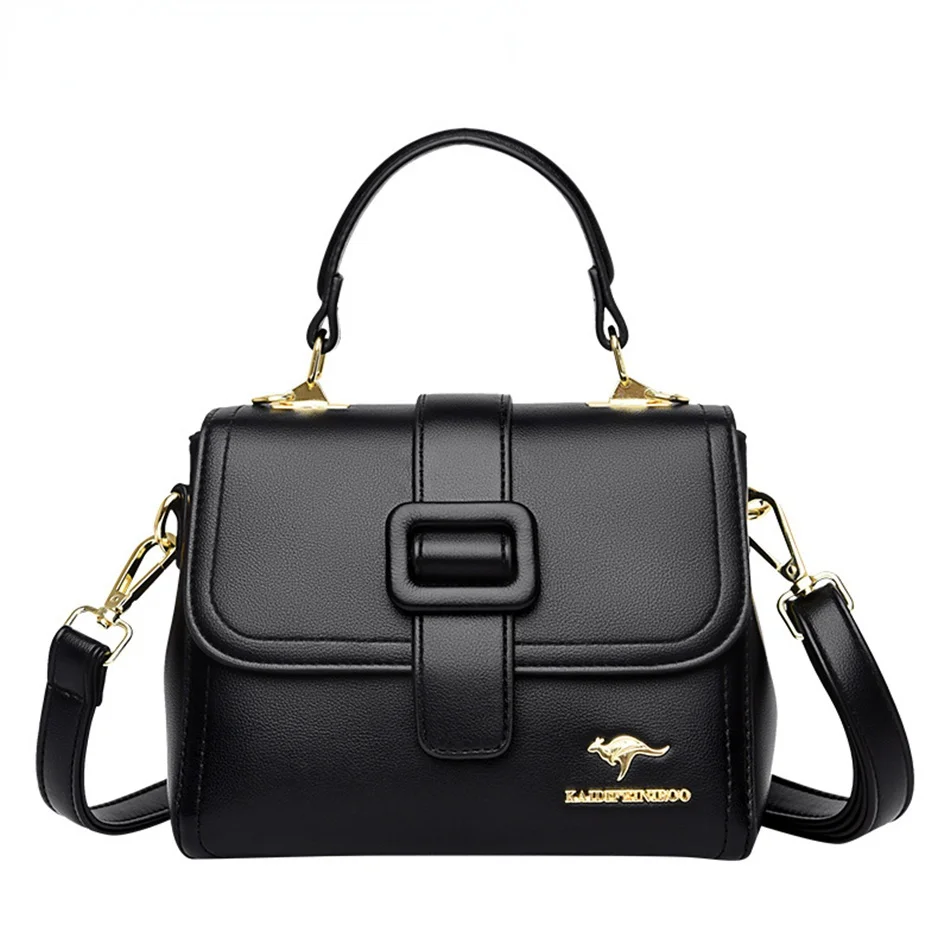 

High Quality Pu Leather Boston Shoulder Bags for Women 2021 Casual Lady Small Crossbody Bag Luxury Handbags Women Designer Bags