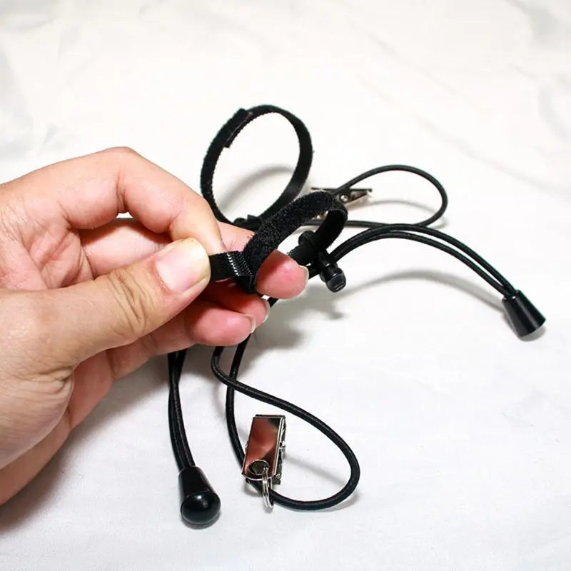 

12 Pcs/Pack Background Cloth Clamps Photography Backdrop Clips Elastic Cord