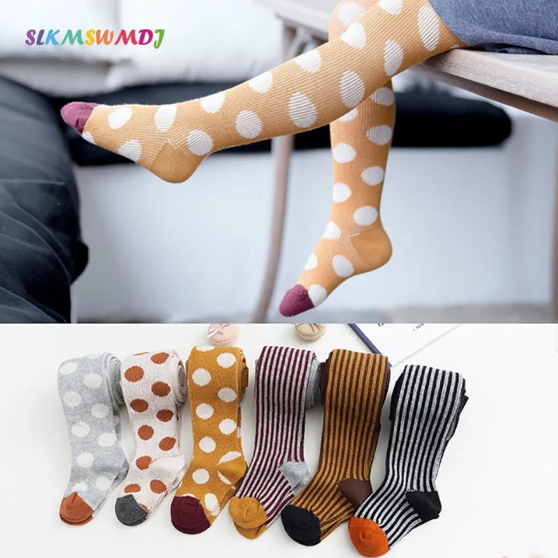 SLKMSWMDJ/модные леггинсы сезон осень зима новые хлопковые детские колготки в