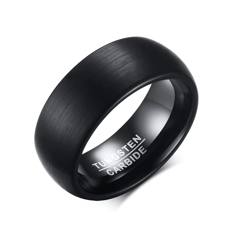 

Matte finished tungsten ring men wedding gift jewelery 8mm