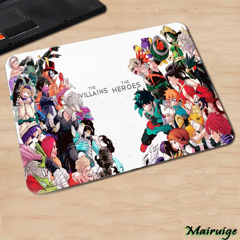 Hot Japan Jump Comic My Hero Academia Manga Anime Pattern Mousepad Cool Printed Animation Mouse Pad Mini Pc Computer | Компьютеры и