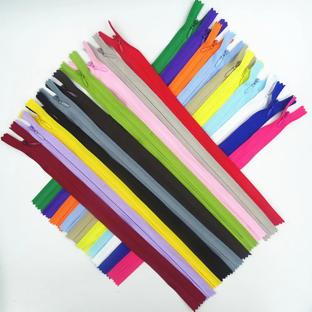 

50Pcs Mix 3# Concealed Zipper 30-50Cm (12-20 Inch) Tailor Sewing Process