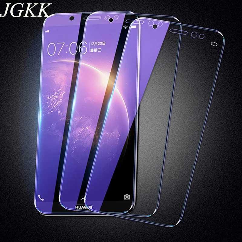 Закаленное стекло JGKK для Huawei P20 P10 P9 Plus защита экрана с защитой от синего цвета Nova 2