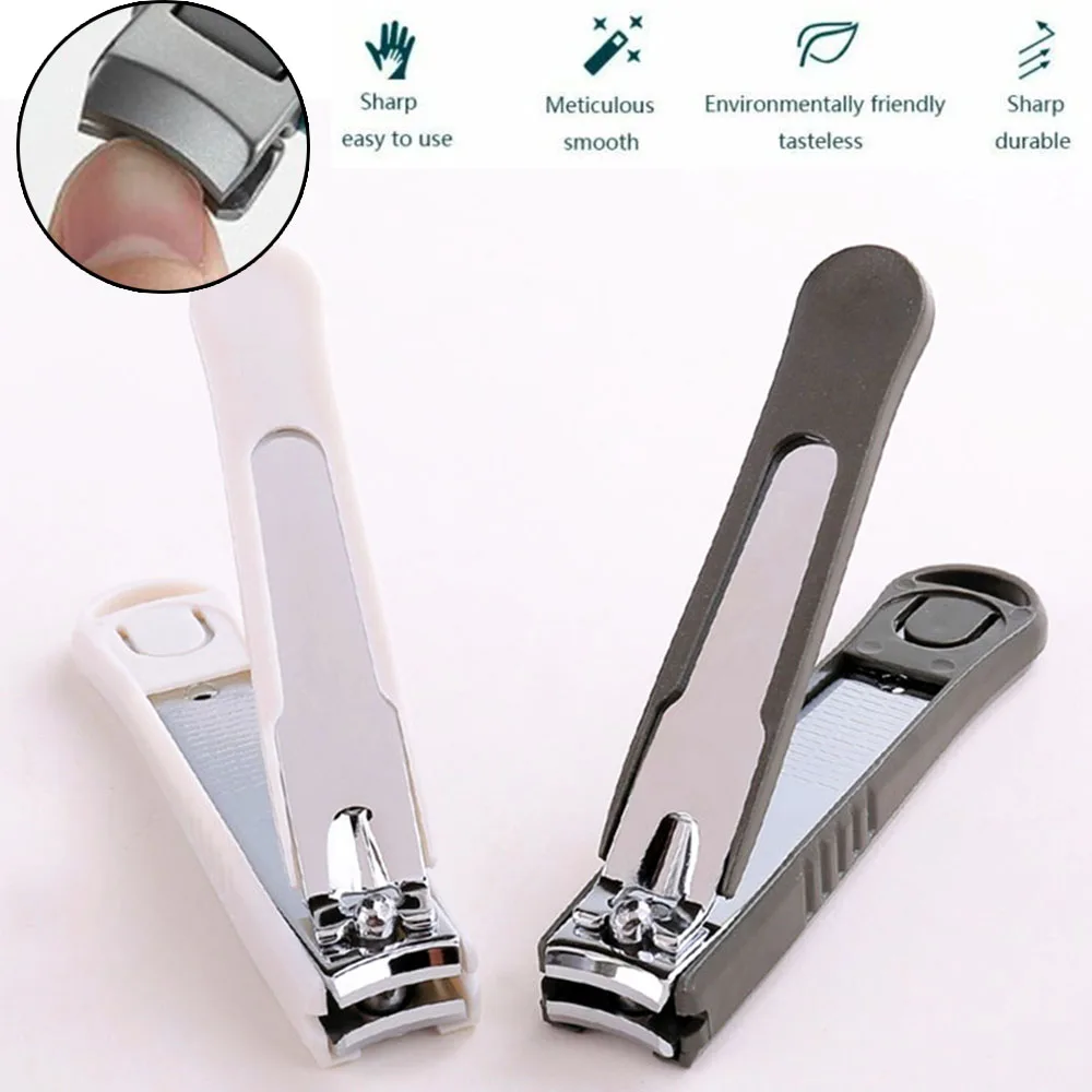 

Colors Carbon Steel Large Fingernails Anti Splash Nail Clipper Cutter Nail Trimmer Manicure Accessories Toenail Cutter