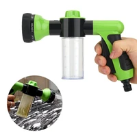 adjustable water spray foam dispenser garden water hose foam nozzle soap dispenser car window glass washing foam sprayer