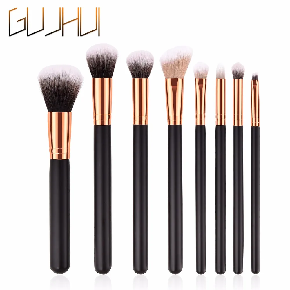 8 шт Кисть для макияжа многофункциональные кисти Тени век Румяна Пудра