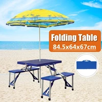 foldable outdoor table chair camping picnic aluminium alloy waterproof durable ultra light furniture folding table desk