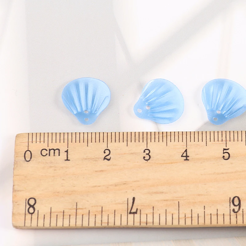 Фото ISequins 200 шт 13 мм Sea Shell Форма пайетками DIY Швейные Украшение изделий Свадебный корабль, Для женщин ткань аксессуары №2