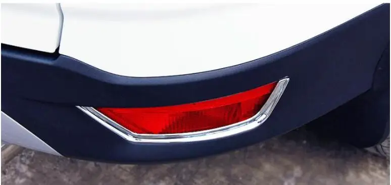 Задняя хромированная накладка на фонарь противотуманный задний рефлектор для Ford Escape Kuga 2013 2014 2015 2016 2017 2018.