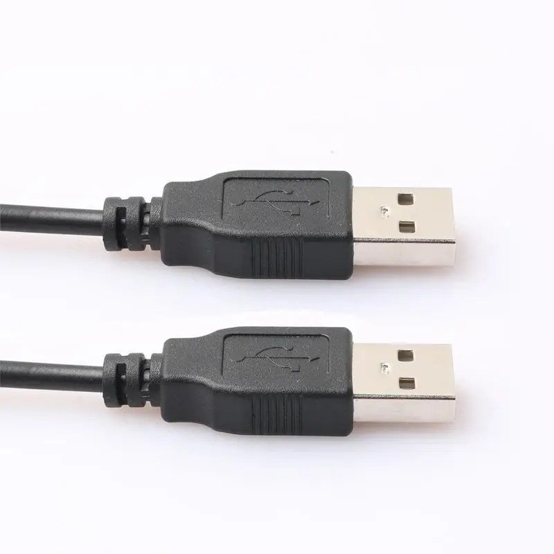 

Double USB Computer Extension Cable 0.5M 1M USB 2.0 Type A Male to A Male Cable Hi-Speed 480 Mbps Black Data Line Cables