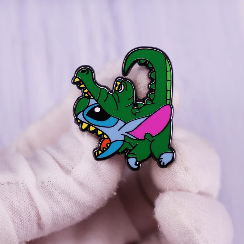 Брошь в виде динозавра T-Rex с эмалью медведя коала | Украшения и аксессуары