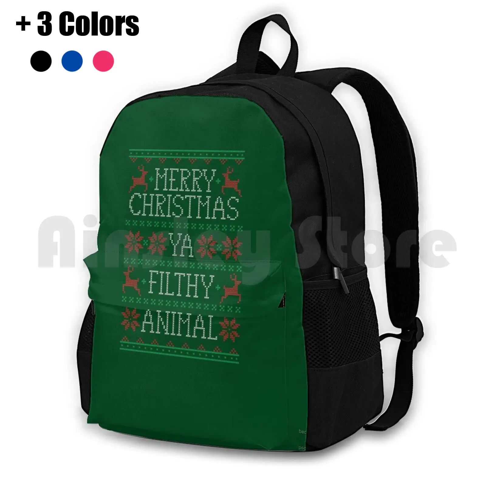 

Merry Christmas Ya Filthy Animal Outdoor Hiking Backpack Riding Climbing Sports Bag Christmas Holiday Merry Christmas Merry