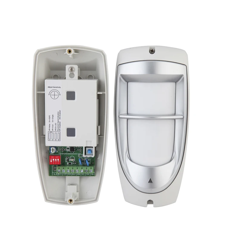 

12v DC Outdoor Security Wide Angle Dual Passive Infrared Motion Sensor