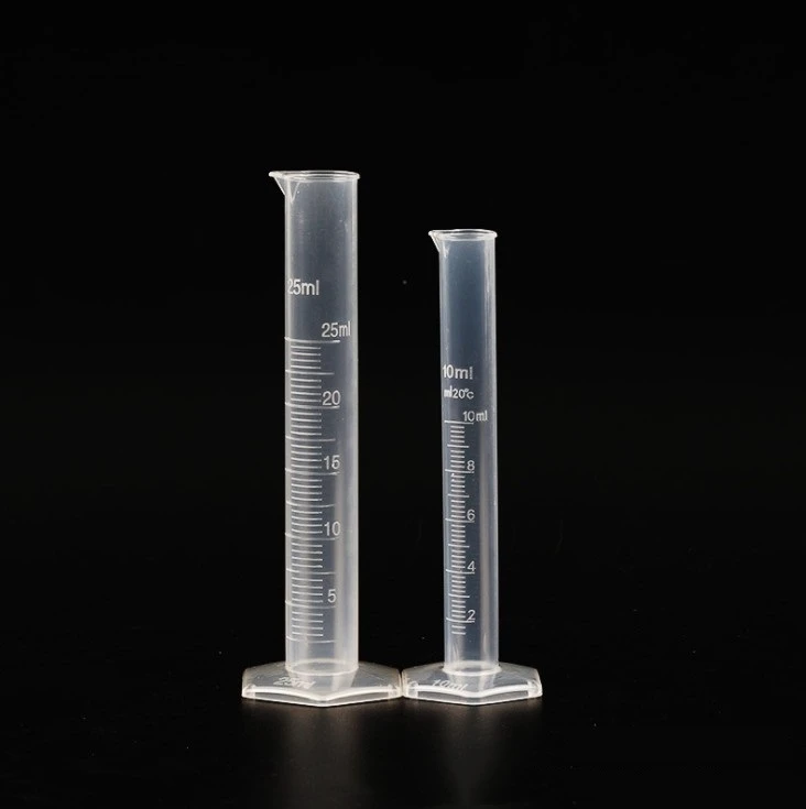 Прозрачная пластиковая мерная трубка 25 мл мерный цилиндр для измерения жидкости