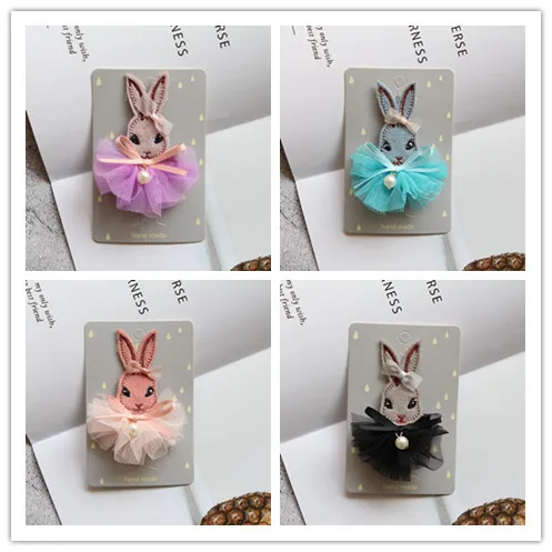 Розничная продажа 1 шт. модная симпатичная кружевная юбка с бантом заколки для