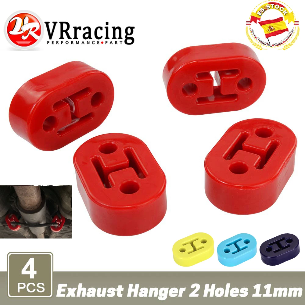 VR RACING полиуретановые выхлопы/Глушитель короткие Подвески 4 шт./лот универсальные